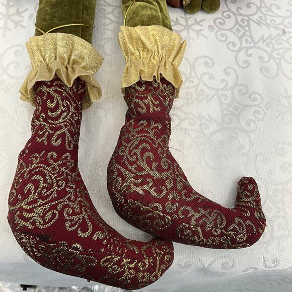 Velvet Frog Prince Decorative Holiday Doll Collectible Stuffed Animal - Picture 4 of 8